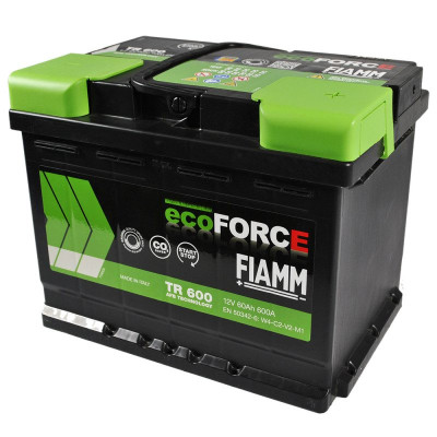 Акумулятор FIAMM AFB 60Аh 600А Ecoforce (TR600) (L2) R+ (правий +)