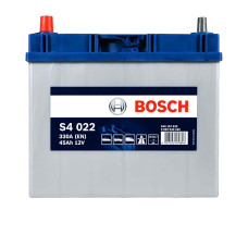 Акумулятор BOSCH 45Ah 330A L+ (лівий +) Asia тонка клема B24 (S40 220)