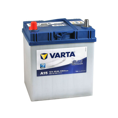 Аккумулятор VARTA  40Ah 330A L+ Blue Dynamic Asia (левый +) A15