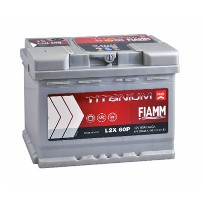 Акумулятор FIAMM 60Аh 540А Titanium Pro L+ (лівий +)