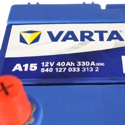 Аккумулятор VARTA  40Ah 330A L+ Blue Dynamic Asia (левый +) A15
