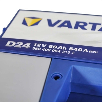 Акумулятор VARTA 60Ah 540A R+ Blue Dynamic (правий +) D24