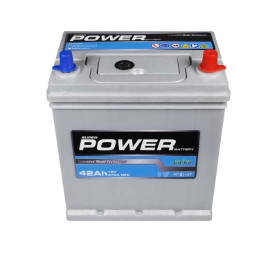 Акумулятор POWER 42Ah 370A Silver Asia R+ (правий +) NS40 SMF