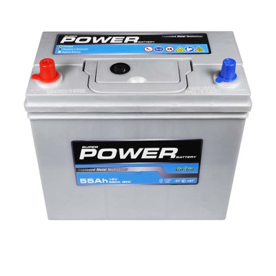 Акумулятор POWER 55Ah 520A Silver Asia L+ (лівий +) NS60 SMF
