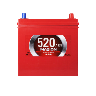Акумулятор MAXION 55Ah 520A Premium Asia R+ (правий +) NS60 (Туреччина) Акумулятор MAXION 55Ah 520A Premium Asia R+ (правий +) NS60 (Туреччина)