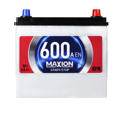 Акумулятор MAXION EFB Asia 63Ah 600A R+ (правий +) SMF D23 (Туреччина)