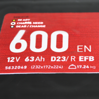 Акумулятор MAXION EFB Asia 63Ah 600A R+ (правий +) SMF D23 (Туреччина)