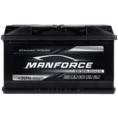 Акумулятор MANFORСE 90Ah 850A R+ (правий +) MF L4B