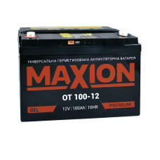 Промисловий акумулятор MAXION AGM 12V 100Ah L+ (лівий +) 12-100 DC