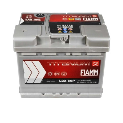 Акумулятор FIAMM 60Аh 540А Titanium Pro L+ (лівий +)