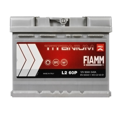 Акумулятор FIAMM 60Аh 540А Titanium Pro L+ (лівий +)