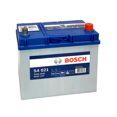 Акумулятор BOSCH 45Ah 330A L+ (лівий +) Asia тонка клема B24 (S40 220)