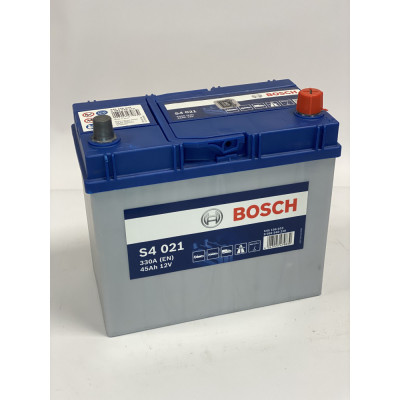 Акумулятор BOSCH 45Ah 330A L+ (лівий +) Asia тонка клема B24 (S40 220)