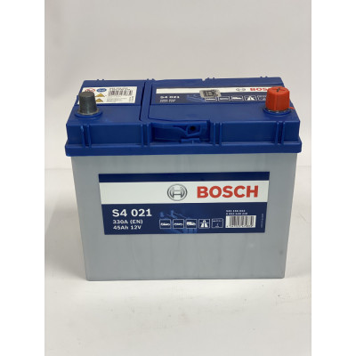 Акумулятор BOSCH 45Ah 330A L+ (лівий +) Asia тонка клема B24 (S40 220)