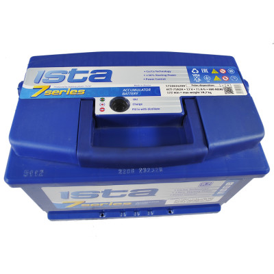 Акумулятор ISTA 71Ah 680A 7 Series R+ h=175 (L3B) Акумулятор ISTA 71Ah 680A 7 Series R+ h=175 (L3B)