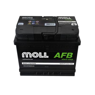 Акумулятор MOLL AFB (L2) start/stop 66Ah 640A R+ (правий +) Акумулятор MOLL AFB (L2) start/stop 66Ah 640A R+ (правий +)
