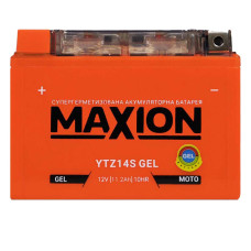Мото акумулятор MAXION GEL 12V 11,2A L+ (лівий +) YTZ 14S