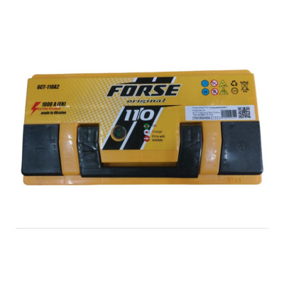 Акумулятор FORSE 110Ah 1000A R+ (правий +)