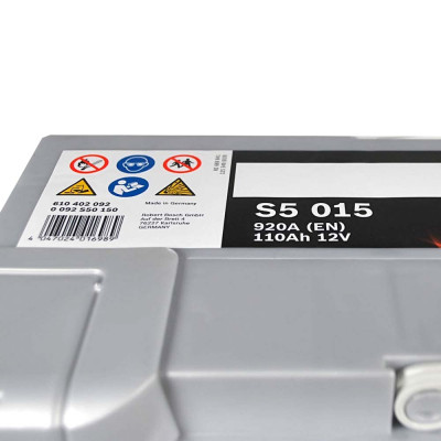 Акумулятор BOSCH 110Ah 920A R+ (правий +) L6 (S50 150) Акумулятор BOSCH 110Ah 920A R+ (правий +) L6 (S50 150)