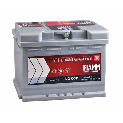 Акумулятор FIAMM 60Аh 540А Titanium Pro R+ (правий +) Акумулятор FIAMM 60Аh 540А Titanium Pro R+ (правий +)