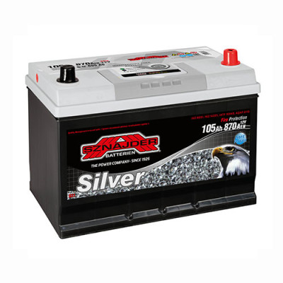 Акумулятор SZNAJDER Asia 105Аh 870А R+ Silver Calcium Asia 605 A0