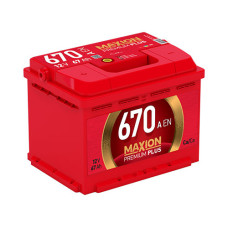 Акумулятор MAXION 67Аh 670A Premium Plus L+ (лівий +) (ISTA, Україна)