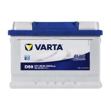 Акумулятор VARTA 60Ah 540A R+ Blue Dynamic (правий +) D59
