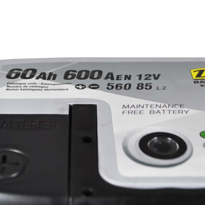 Акумулятор ZAP Silver 60Ah 600A L+ (лівий +) L2 (560 85)