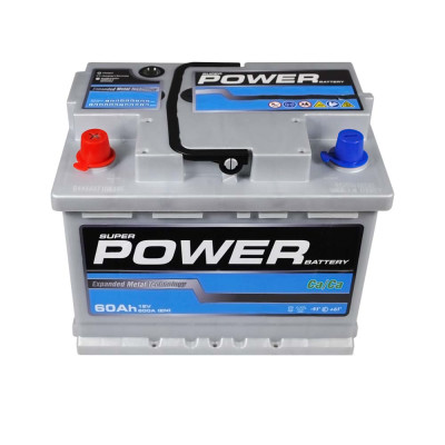 Акумулятор POWER 60Ah 600А Silver L+ (лівий +) L2 MF