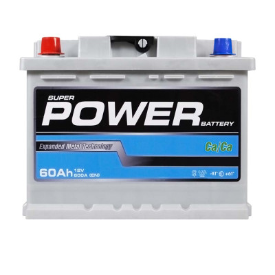 Акумулятор POWER 60Ah 600А Silver L+ (лівий +) L2 MF