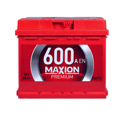 Акумулятор MAXION 60Аh 600A Premium R+ (правий +) TR L2 (Туреччина)