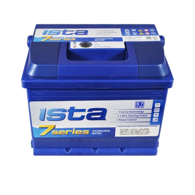 Аккумулятор ISTA 60Ah 600A 7 Series L+ (левый +) L2