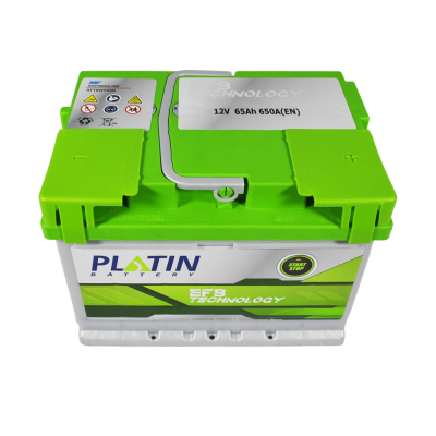 Акумулятор PLATIN EFB 65Ah 650A R+ (правий +) MF L2B Акумулятор PLATIN EFB 65Ah 650A R+ (правий +) MF L2B