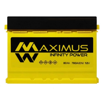 Акумулятор MAXIMUS 80Ah 780A R+ (правий +) MF L3