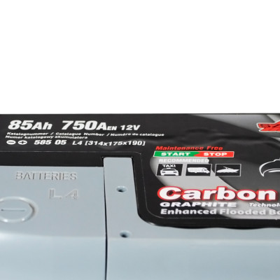 Акумулятор SZNAJDER EFB 85Ah 750A R+ Carbon Start Stop (правий +) L4