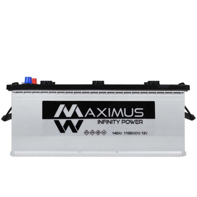 Акумулятор MAXIMUS 140Ah 1100A L+ (лівий +) MF D4A