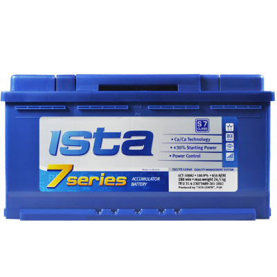 Аккумулятор ISTA 100Ah 850A 7 Series R+ (L5)