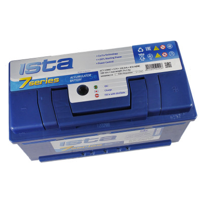 Аккумулятор ISTA 100Ah 850A 7 Series R+ (L5) Аккумулятор ISTA 100Ah 850A 7 Series R+ (L5)