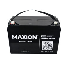 Акумулятор AGM 12V 100Ah MAXION MXBP OT 100 - 12 для інверторів та ДЖБ