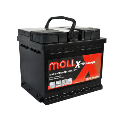 Акумулятор MOLL X-Tra Charge (L1B) 50Ah 450A R+ (правий +) Акумулятор MOLL X-Tra Charge (L1B) 50Ah 450A R+ (правий +)