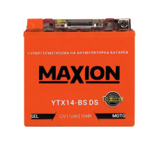 Мото акумулятор MAXION 12V 12A L+ (лівий) YTX 14-BS DS (DS-iGEL)