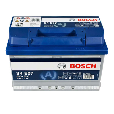 Аккумулятор BOSCH 65Ah EFB 650A R+ (правый +) LB3 (S4E 070) h=175