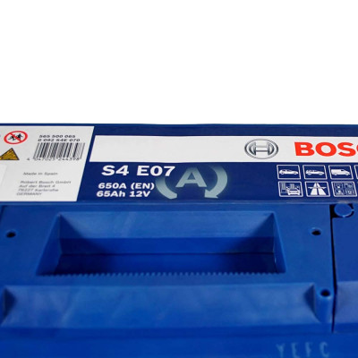 Аккумулятор BOSCH 65Ah EFB 650A R+ (правый +) LB3 (S4E 070) h=175