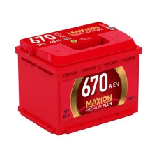 Акумулятор MAXION 60Аh 670A Premium L+ (лівий +) (ISTA, Україна)