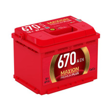 Акумулятор MAXION 67Аh 670A Premium Plus R+ (правий +) (ISTA, Україна)