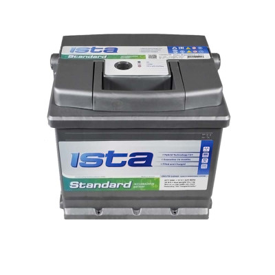 Акумулятор ISTA 50Аh 420А Standard R+ (правий +) L2 Акумулятор ISTA 50Аh 420А Standard R+ (правий +) L2