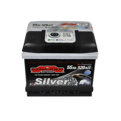 Акумулятор SZNAJDER 55Ah 520A Silver R+ (правий +) LB1 (h=175)
