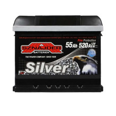 Акумулятор SZNAJDER 55Ah 520A Silver R+ (правий +) LB1 (h=175)