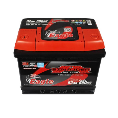 Акумулятор SZNAJDER Plus 62Ah 580A L+ (лівий +) 562 96