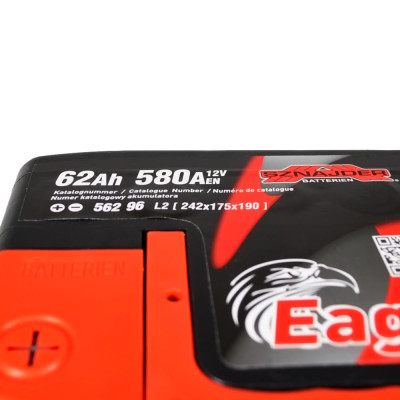 Акумулятор SZNAJDER Plus 62Ah 580A L+ (лівий +) 562 96